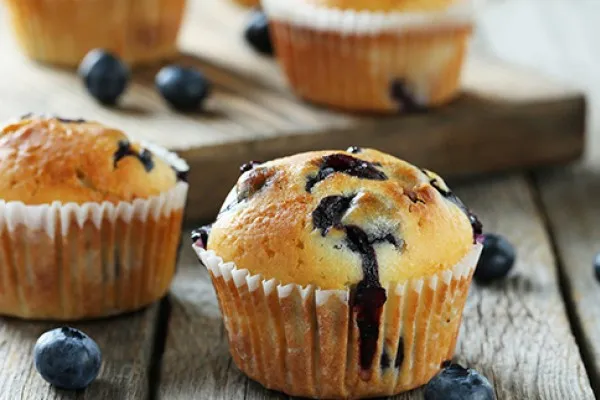 Blåbärsmuffins
