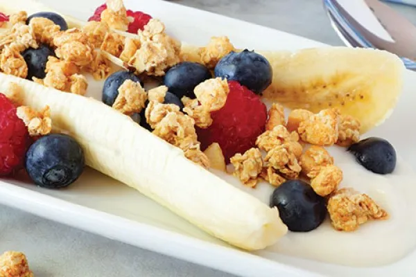 Blixtsnabb banansplit