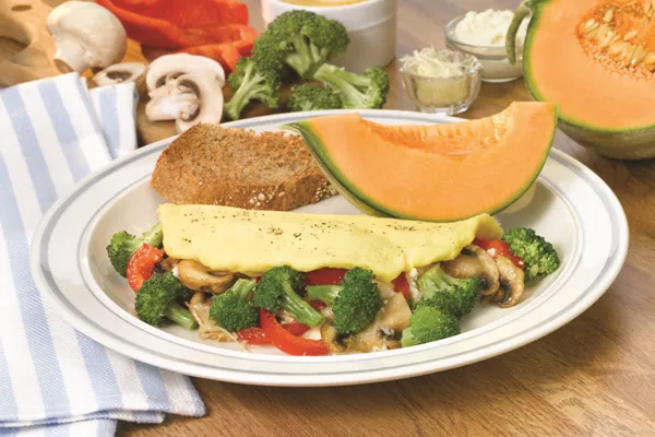Broccoliomelett