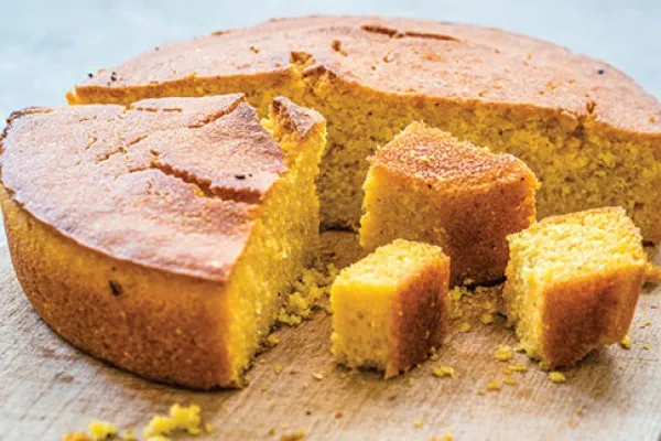 Citronkaka med majsmjöl