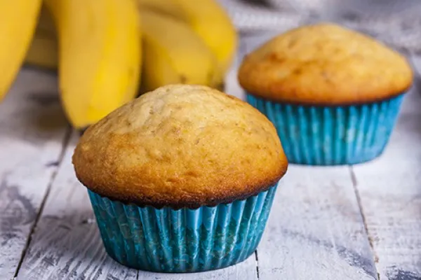 Cupcakes med banan