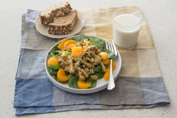 Currykycklingsallad