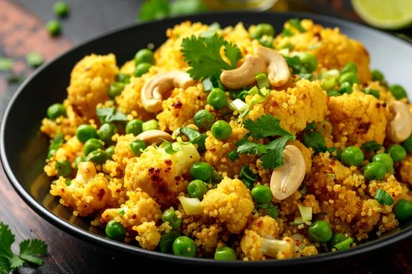 Curryquinoa med blomkål