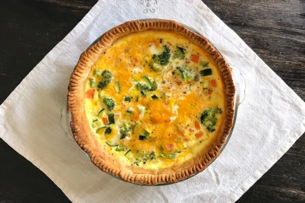 Enkel quiche