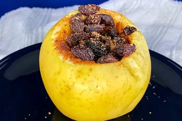 Festligt mikrobakat äpple