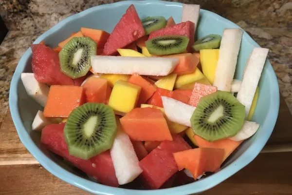 Fruktsallad med jicama