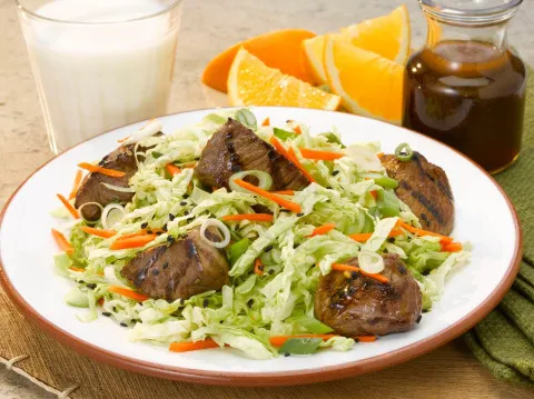 Grillad lammsallad