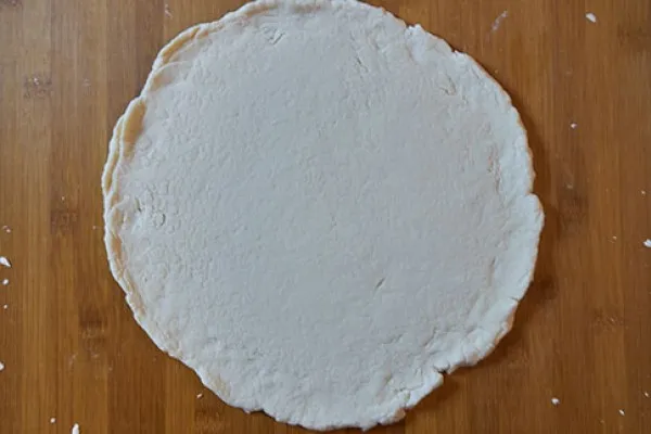 Hemgjord pizzabotten