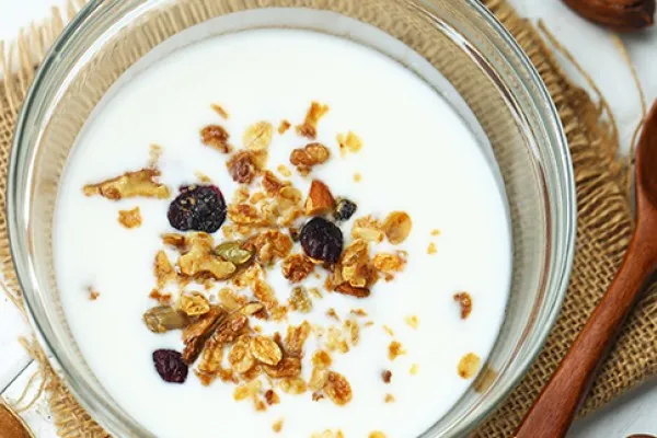 Holländsk äpple-yoghurtdessert