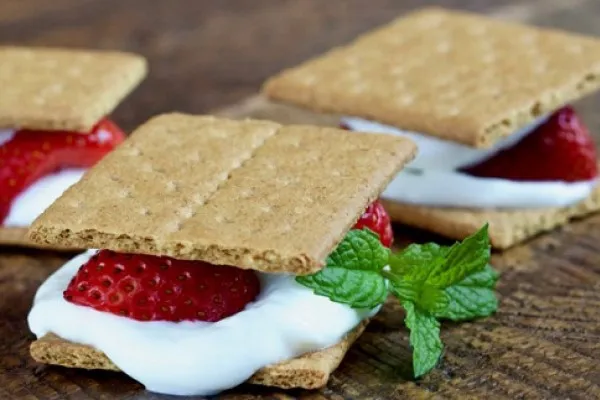 Jordgubbs-s'mores