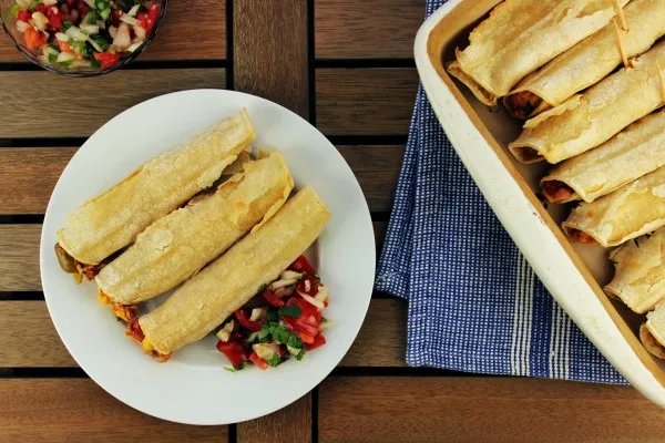 Krispiga taquitos