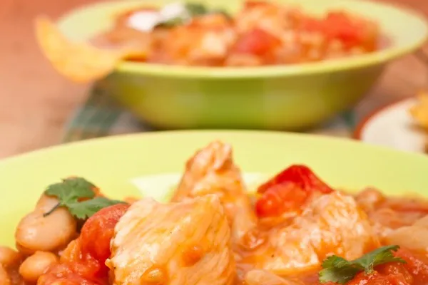 Kycklingsoppa med chili