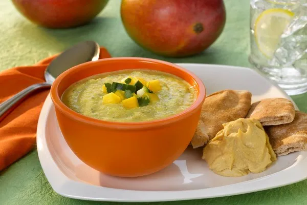 Mango och gurksoppa