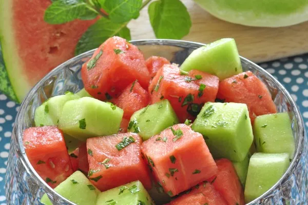 Melon och mynta