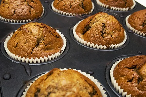 Muffins med ingefära och apelsin