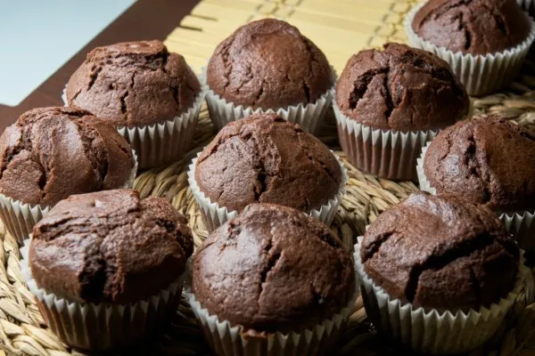 Muffins med pumpa och choklad