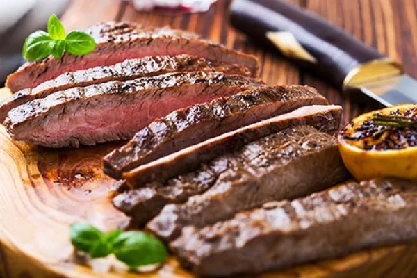 Örtgrillad biff