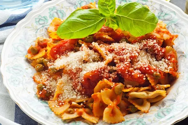 Pasta med grönsaker