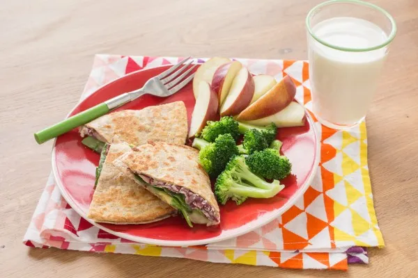 Quesadilla med röda bönor
