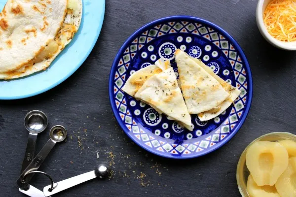 Quesadillas med päron