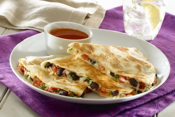 Quesadillas med svarta bönor