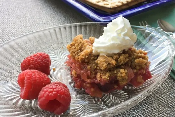 Rabarbercobbler till pesach