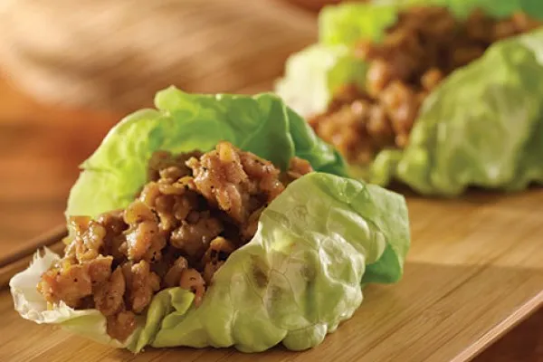 Salladsrullar med teriyaki