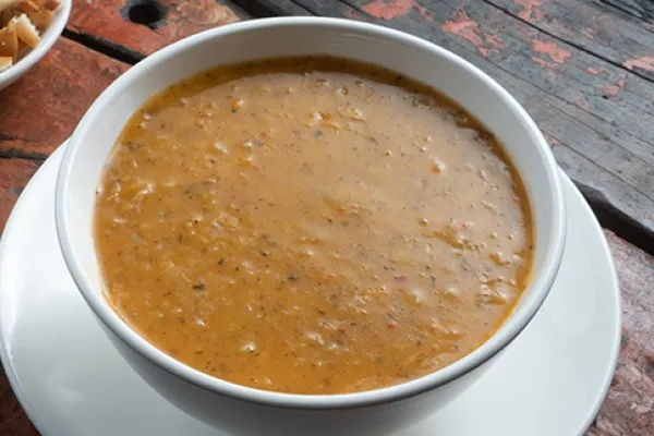 Shorba (lamm- och jordnötssoppa)
