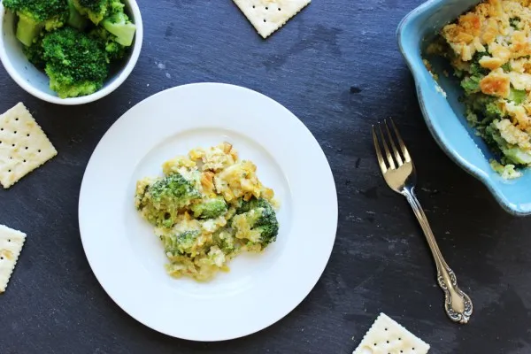 Ugnsbakad broccoli och majs
