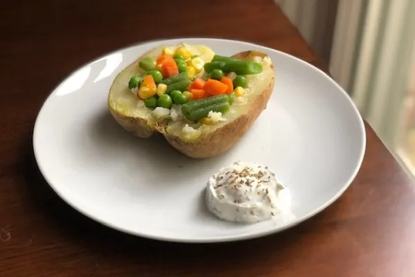 Ugnsbakad potatis primavera