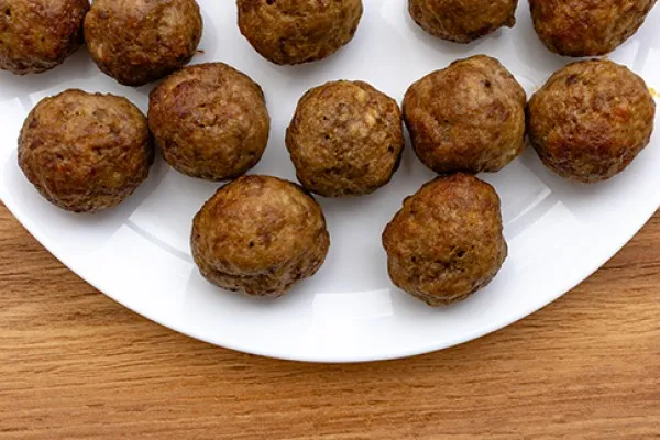Ugnsbakade köttbullar