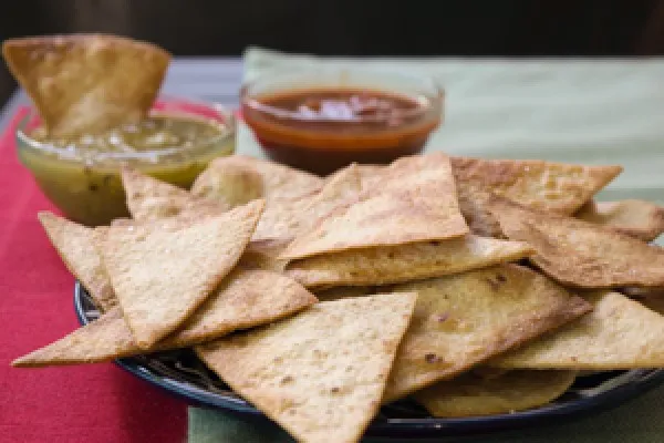Ugnsbakade tortillachips