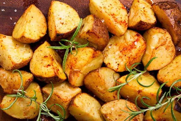 Ugnsrostad potatis med örter