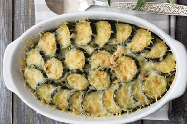 Zucchini au gratin